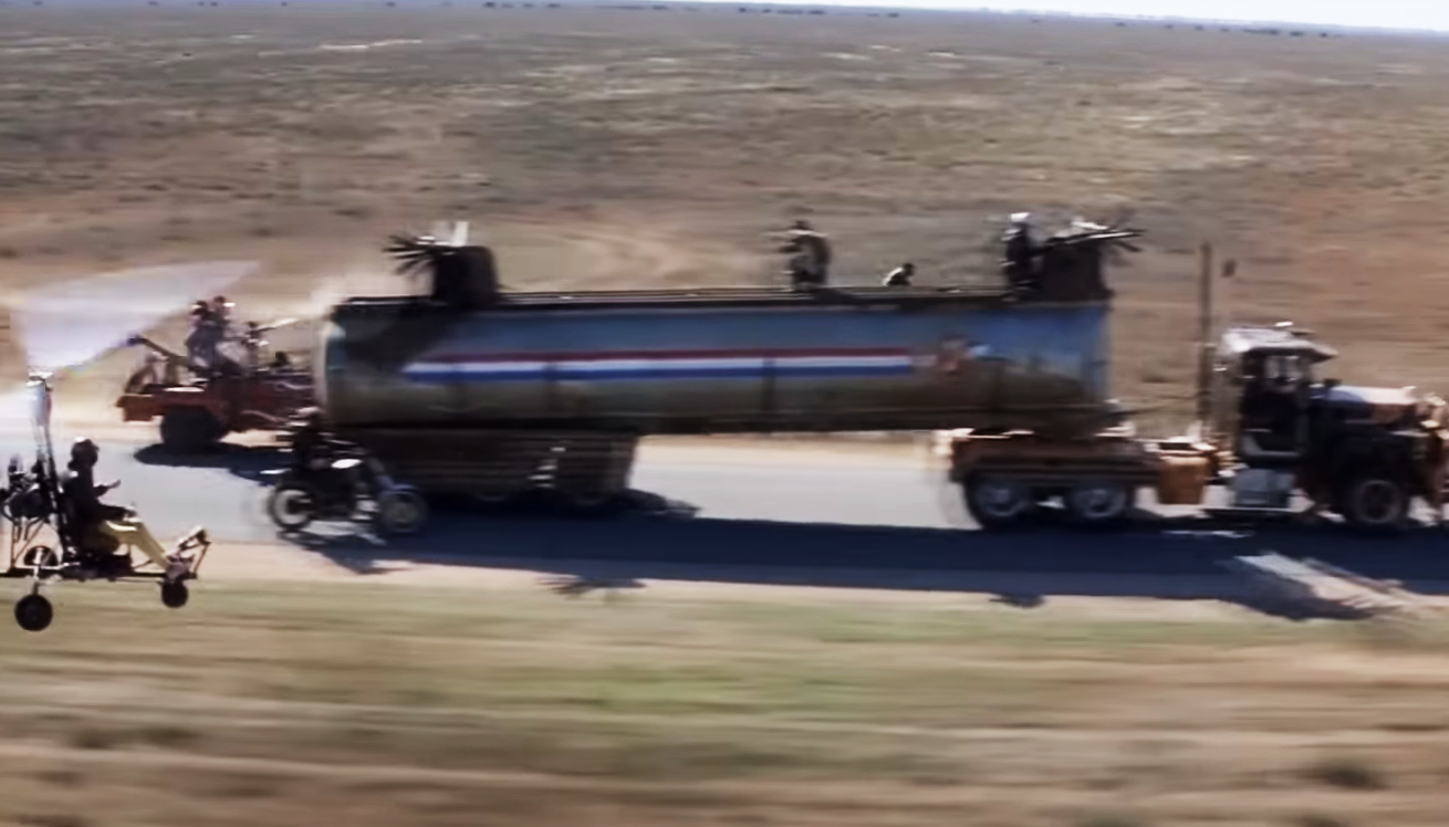 Screenshot of the movie The Road Warrior