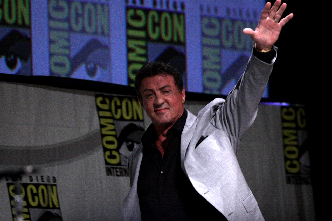 Sylvester Stallone at Comic Con