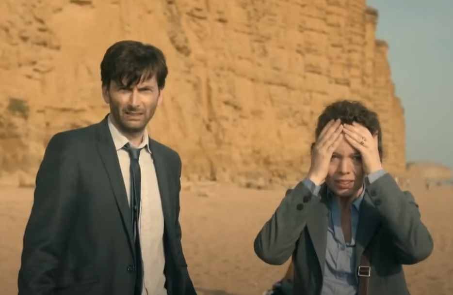 A screenshot of the TV series Broadchurch