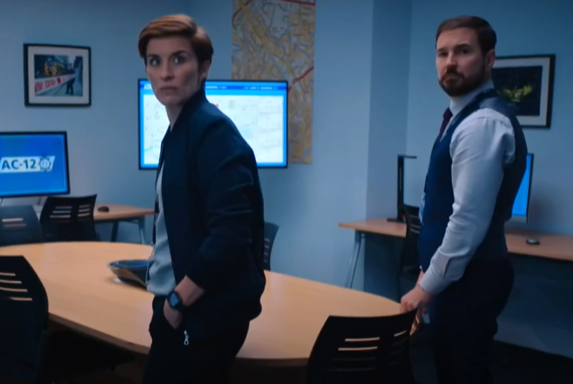 A screenshot of the TV series Line Of Duty