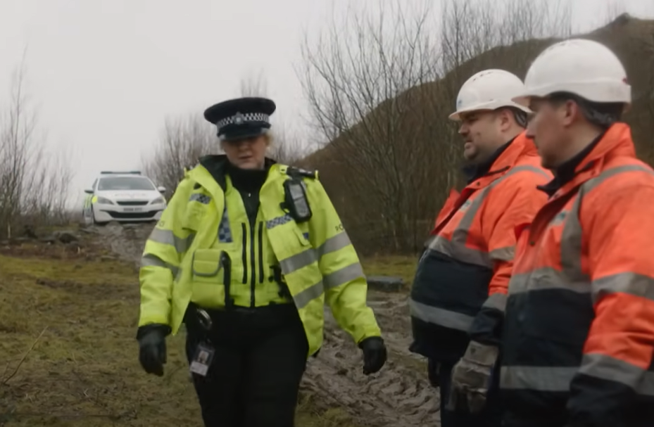A screenshot of the TV series Happy Valley