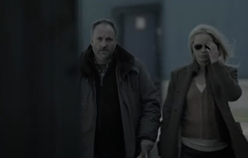 A screenshot of the TV series The Bridge