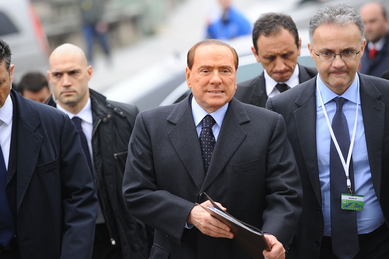 Silvio Berlusconi at the 2012 EPP Summit