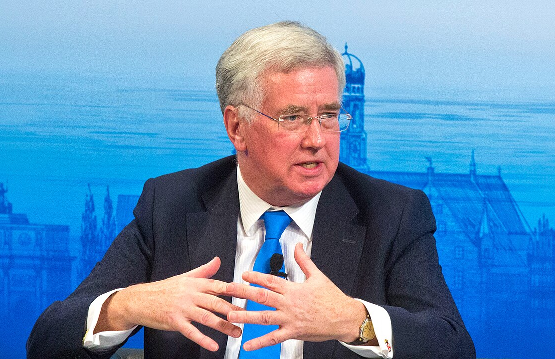 Michael Fallon during the Munich Security Conference 2016