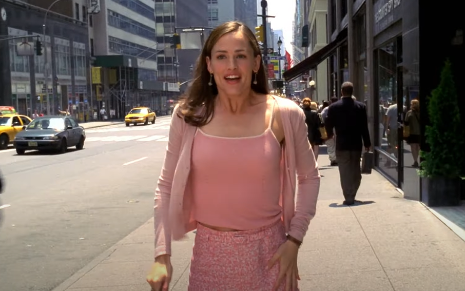 A screenshot of the movie 13 Going On 30