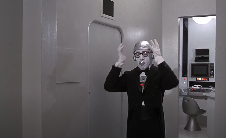 A screenshot of the movie Sleeper