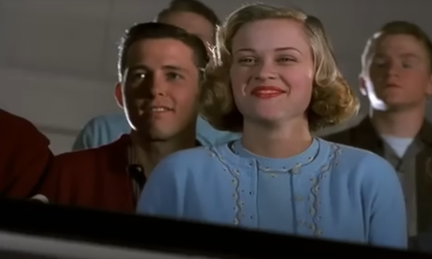 A screenshot of the movie Pleasantville