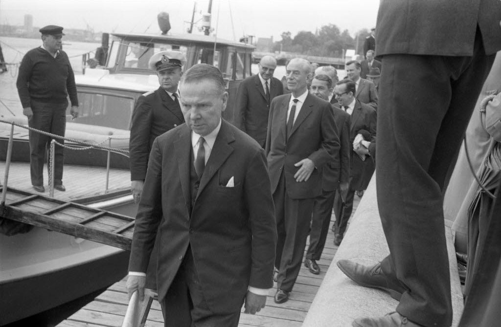 Visit of Danish Prime Minister Jens Otto Krag to Kiel