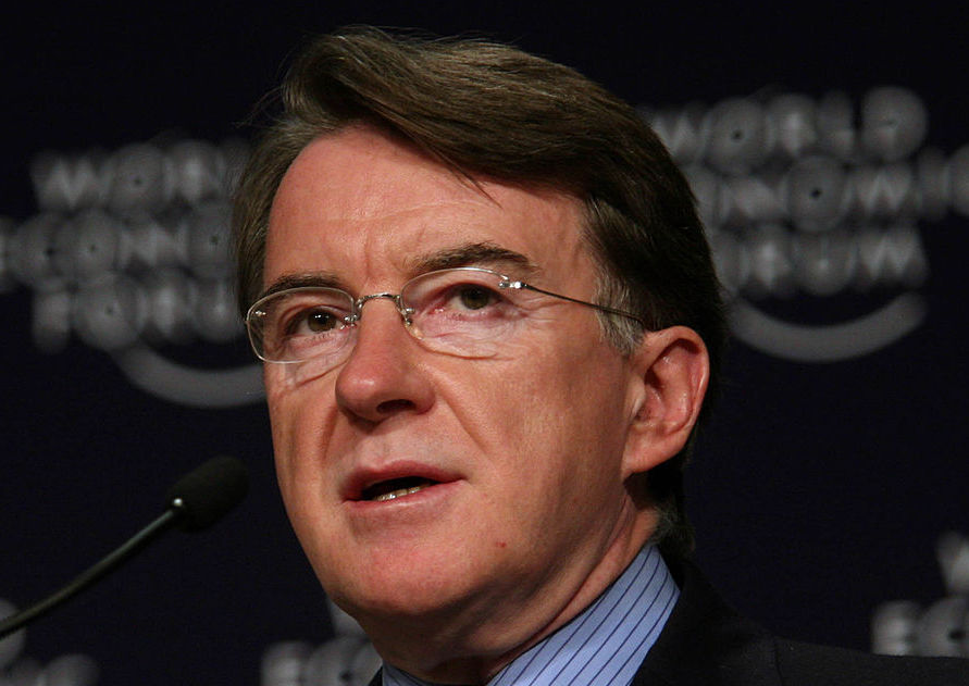 Peter Mandelson in September 2008