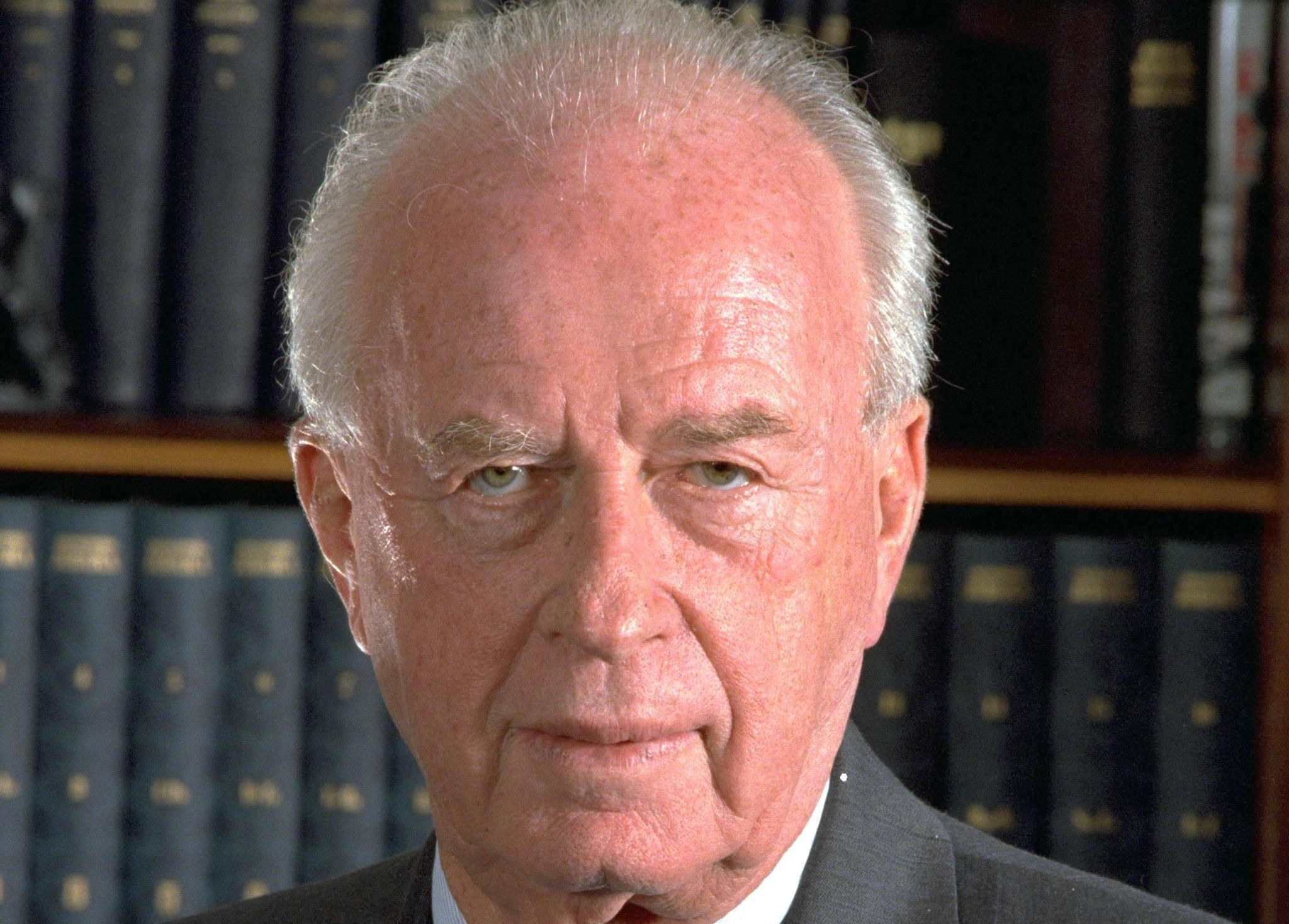 PM Yitzhak Rabin serving his second term as Prime Minister