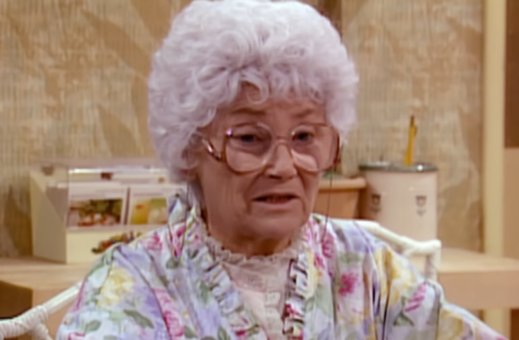 Screenshot from the TV series The Golden Girls (1985-1992)