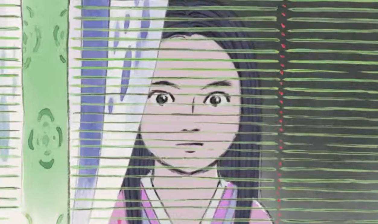 Screenshot from The Tale of the Princess Kaguya (2013)