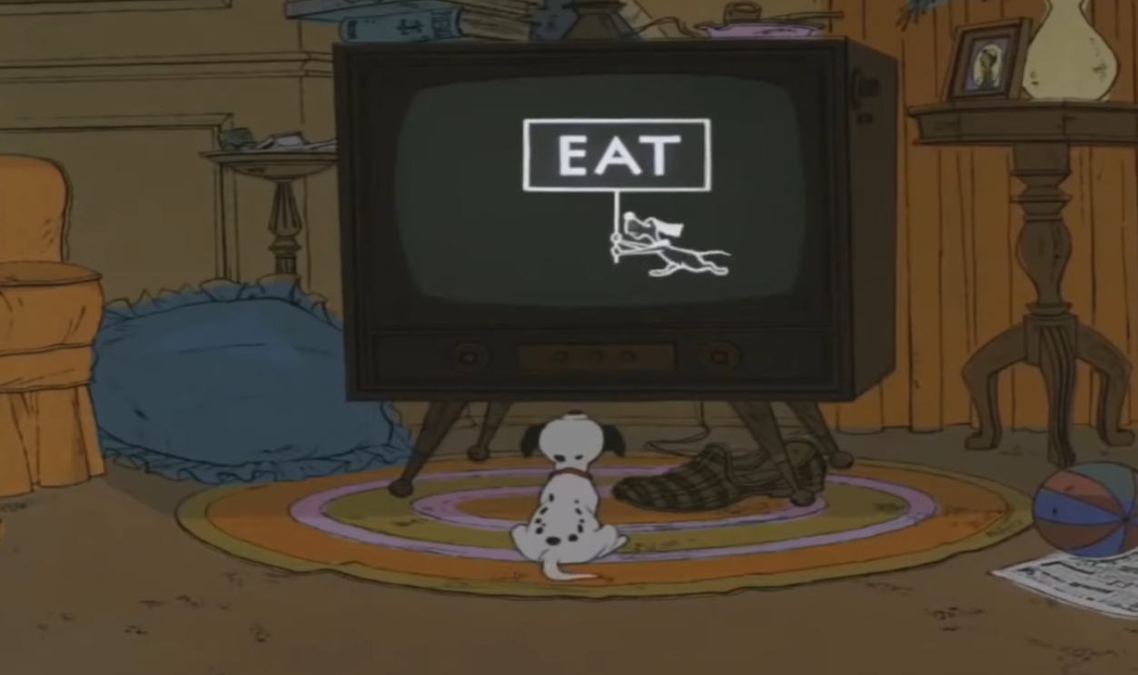 Screenshot from One Hundred and One Dalmatians (1961)