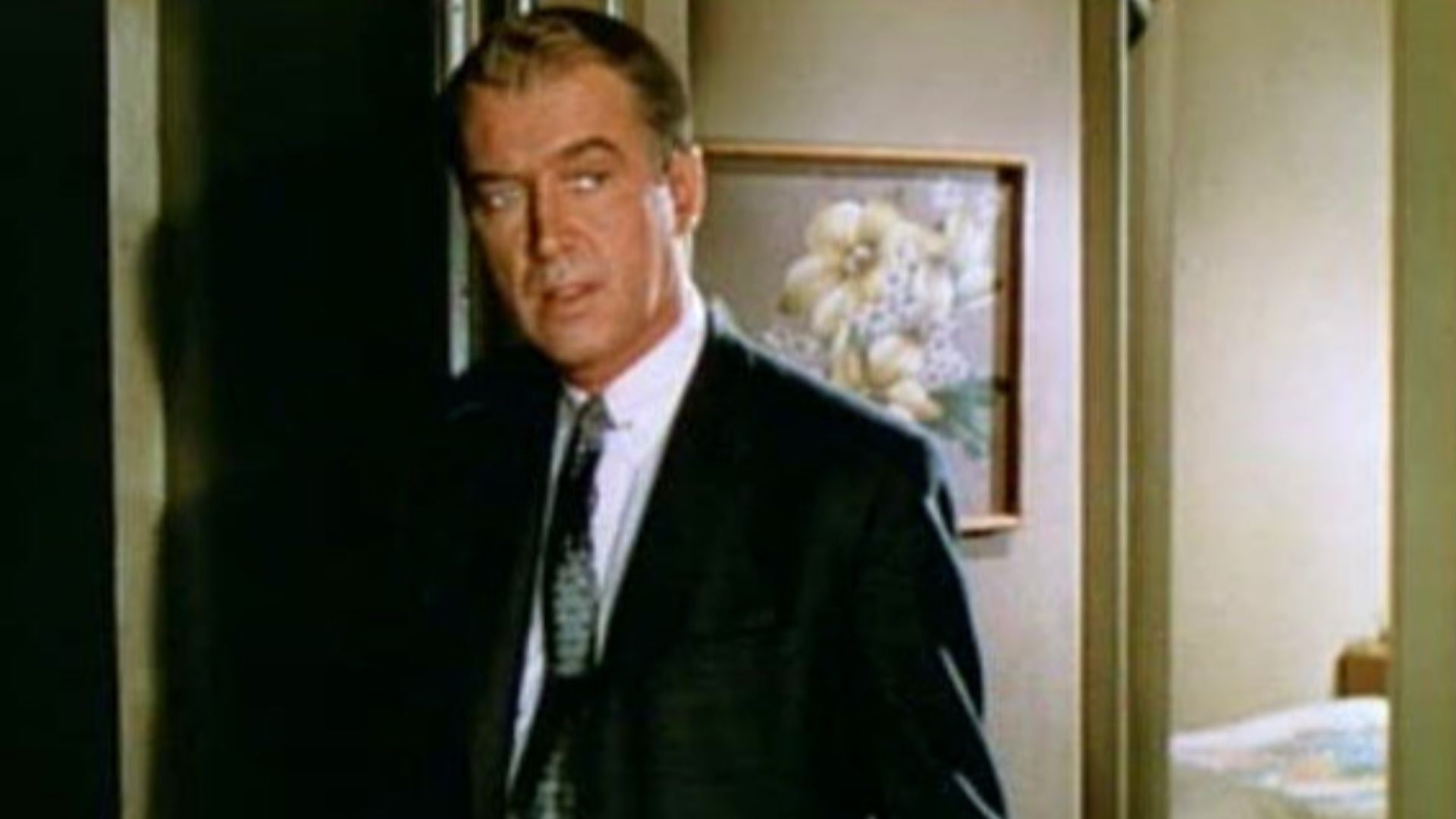 File:Vertigo 1958 trailer Stewart looking.jpg