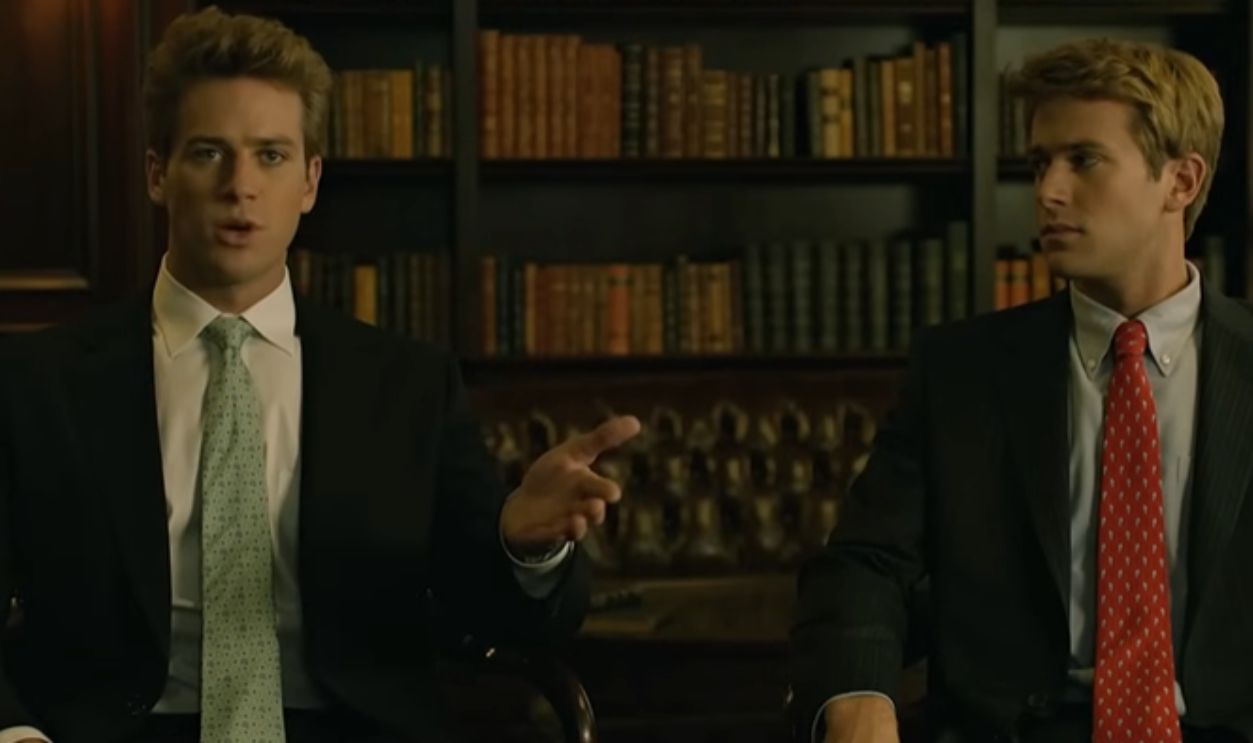 Screenshot from The Social Network (2010)