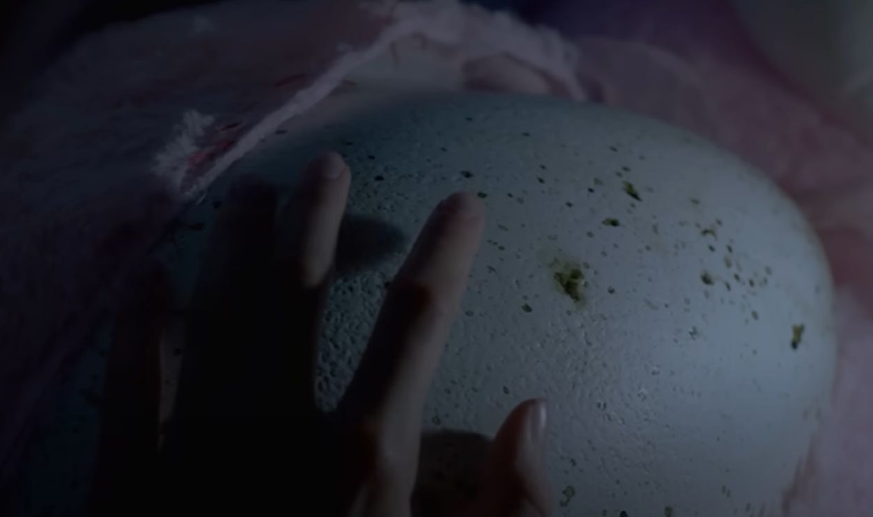 Screenshot from Hatching (2022)