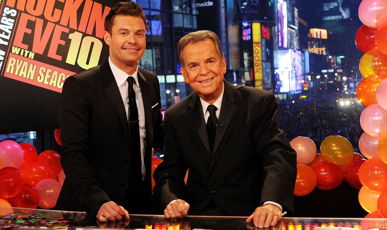 New Year's Rockin' Eve With Ryan Seacrest 2010 in Times Square on December 31, 2009 in New York City.