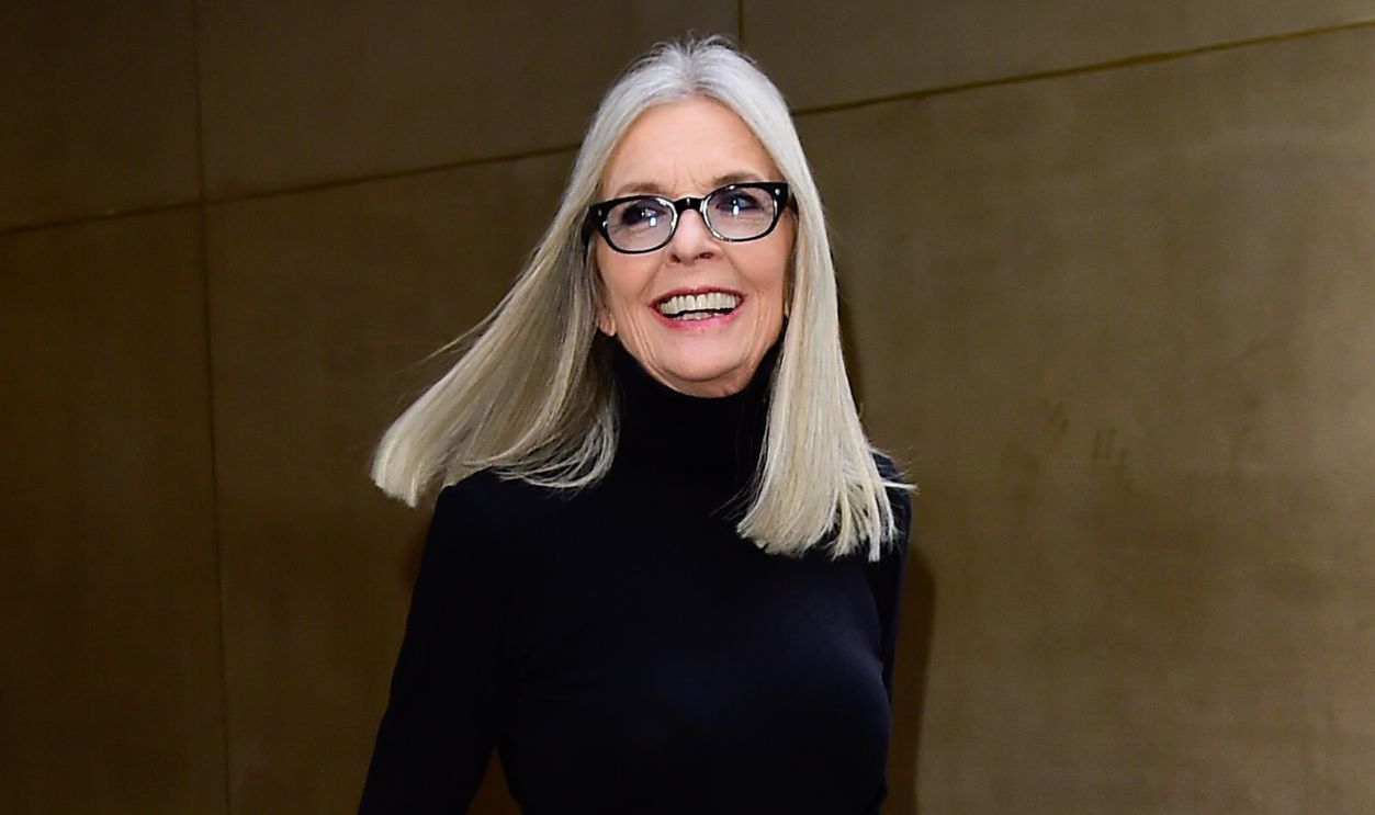 Diane Keaton is seen outside the 
