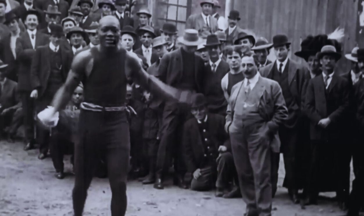 Screenshot from Unforgivable Blackness: The Rise and Fall of Jack Johnson (2004)