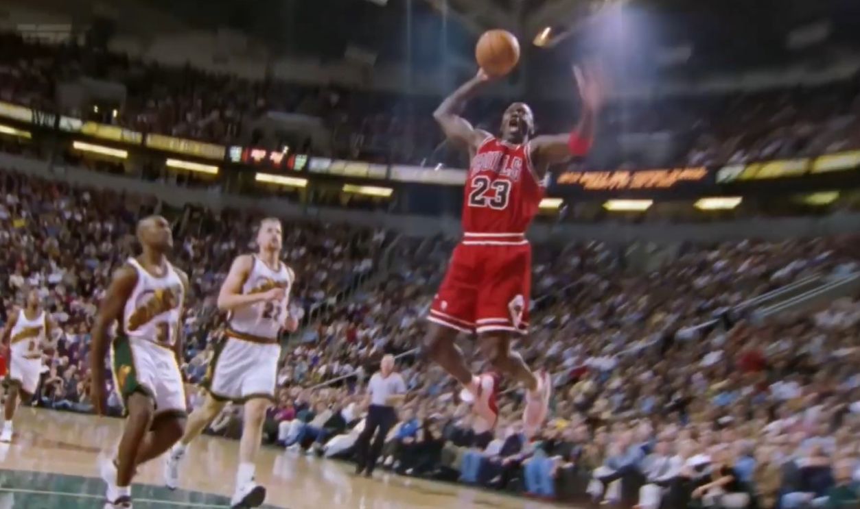 Screenshot from The Last Dance (2020)