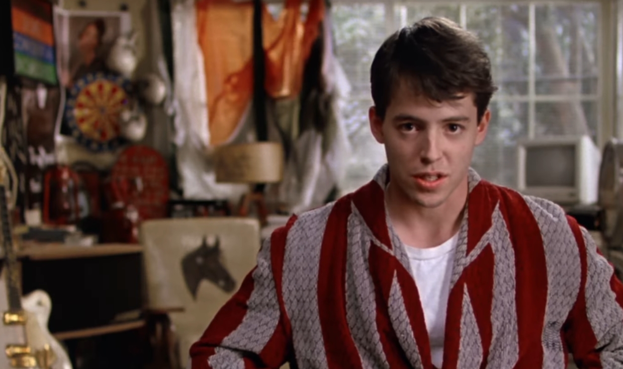 Screenshot from Ferris Bueller’s Day Off (1986)