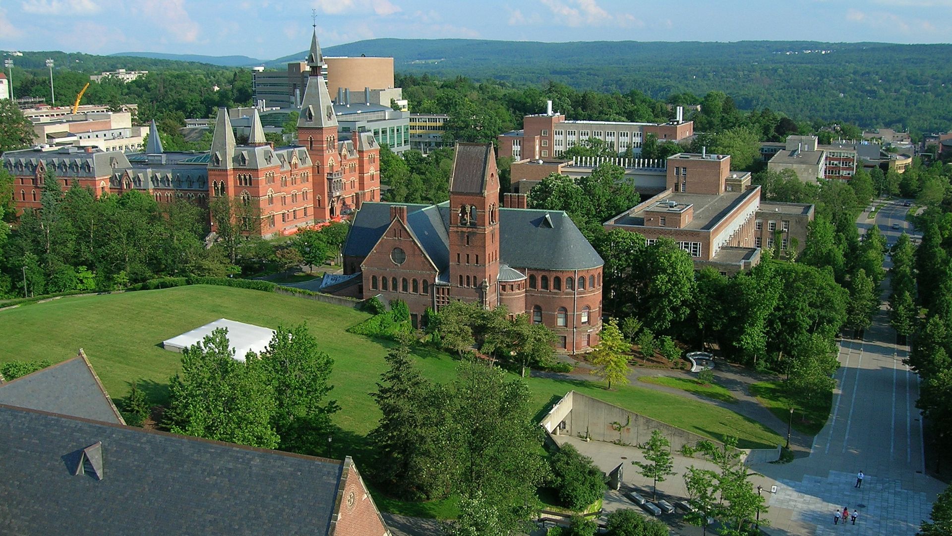 File:Cornell University, Ho Plaza and Sage Hall.jpg