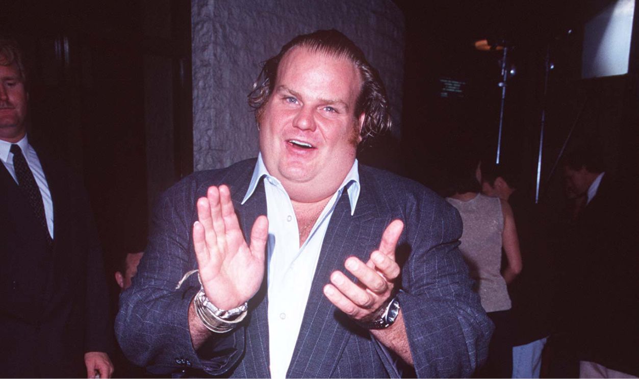 Gettyimages - 104839974, Addicted to Love Premiere Chris Farley during Addicted to Love Premiere at Mann National Theatre in Westwood, California, United States. 