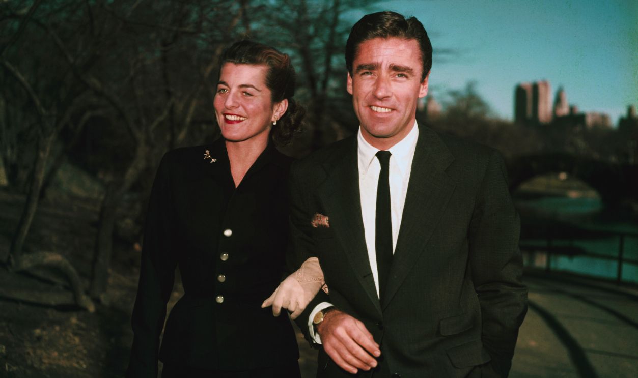 Gettyimages - 	515462764, Peter and Patricia Lawford Strolling in Central Park (Original Caption) Patricia Kennedy and Peter Lawford are shown here in Central Park.