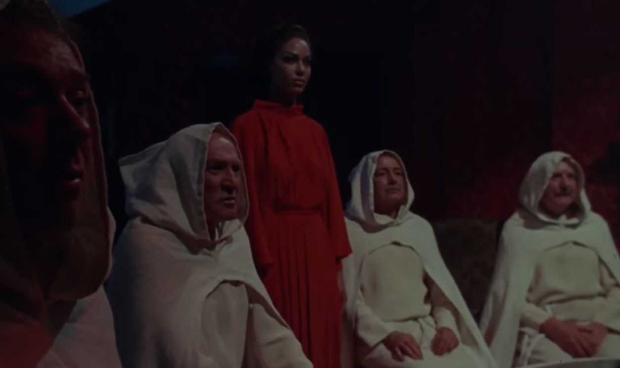 Screenshot from The Satanic Rites of Dracula (1973)