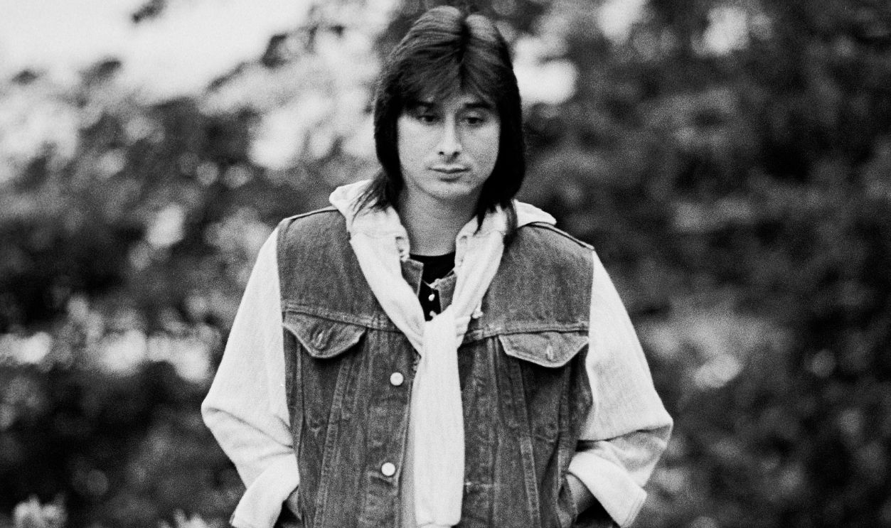 Portrait of Steve Perry of Journey at the Alpine Valley Music Theater in East Troy, Wisconsin, June 17, 1983.