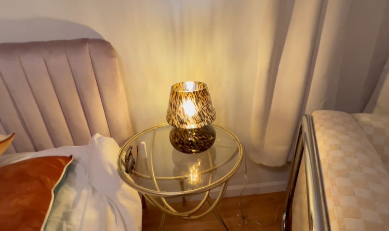 Vintage Mushroom Lamp 