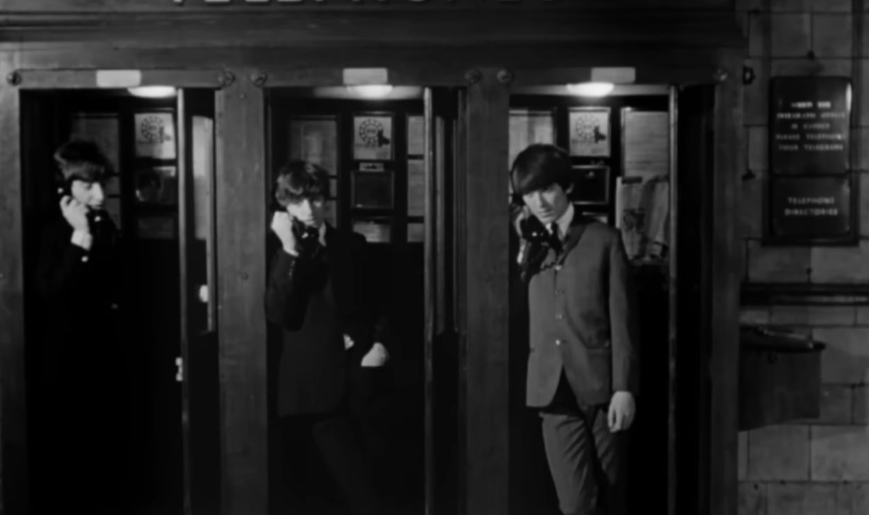 Screenshot from A Hard Day’s Night (1964)