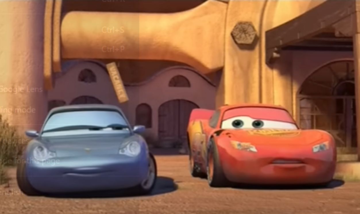 Screenshot from Cars (2006)