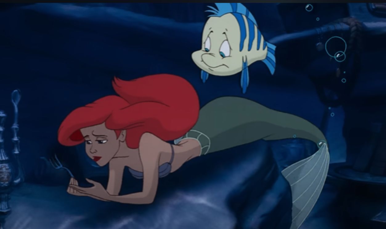 Screenshot from The Little Mermaid (1989)