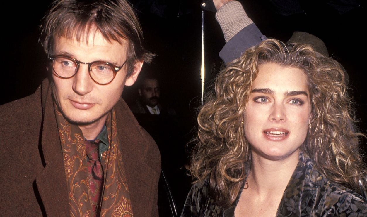  Actor Liam Neeson and actress Brooke Shields attend the 