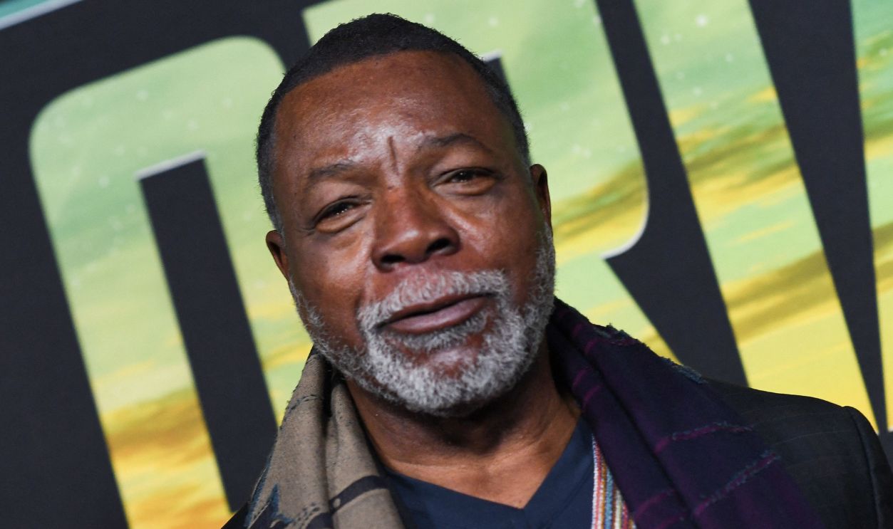 US director/actor Carl Weathers arrives to a special screening of season three of The Mandalorian at El Capitan Theatre in Hollywood, California, on February 28, 2023. 