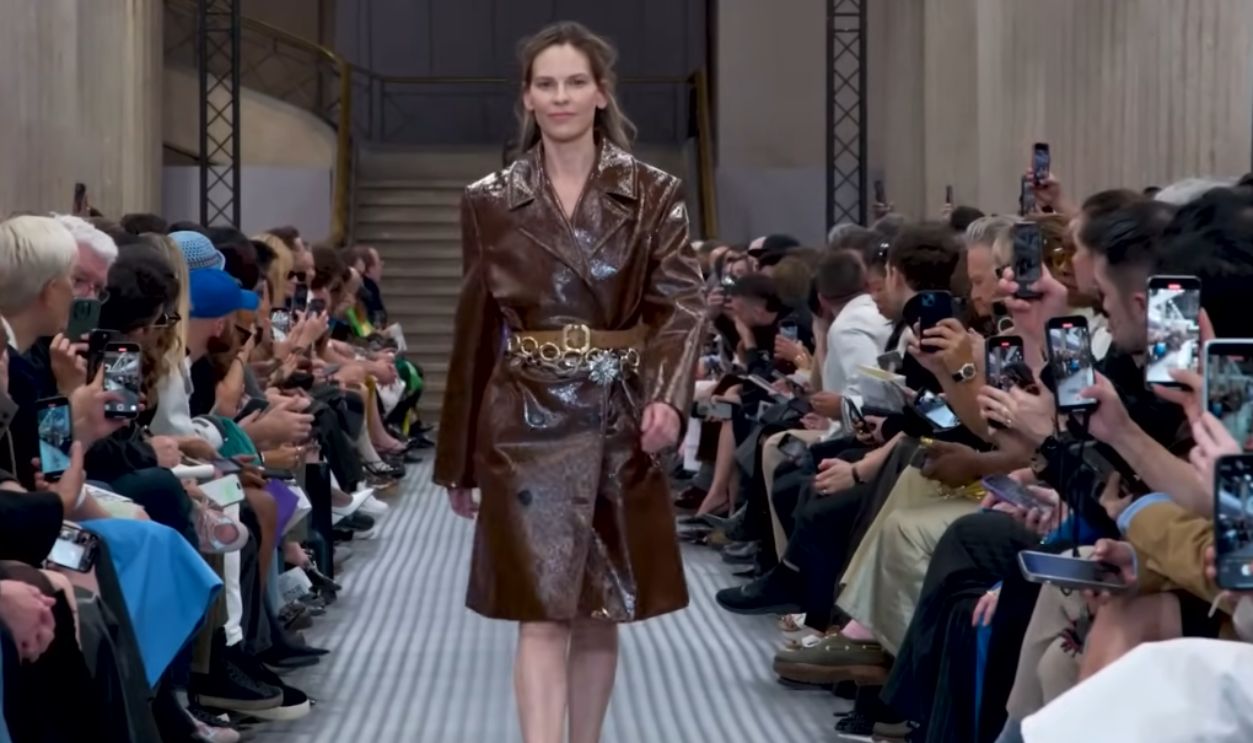 Hilary Swank At Miu Miu Spring/Summer 2025