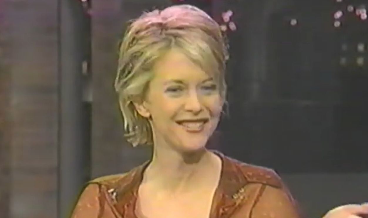 Laughing During Talk Show Appearance
