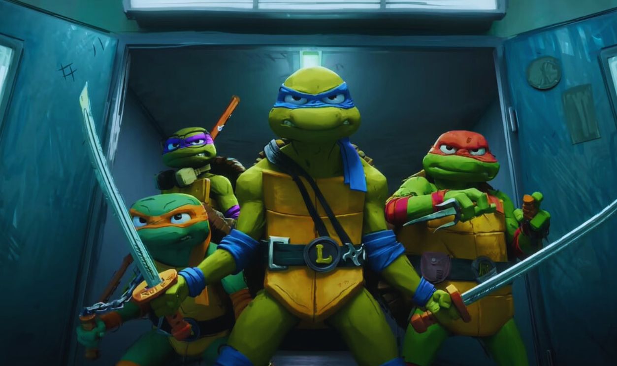 Screenshot from Teenage Mutant Ninja Turtles: Mutant Mayhem (2023)