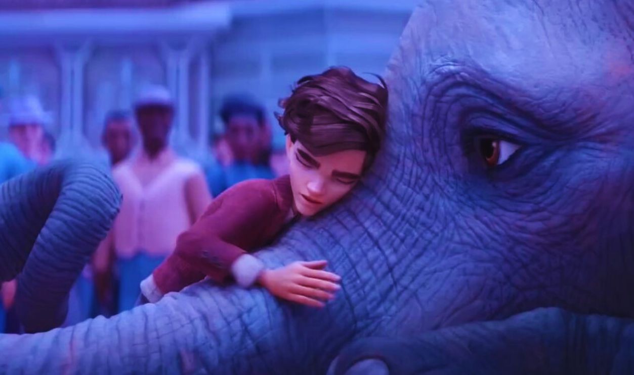 Screenshot from The Magician’s Elephant (2023)