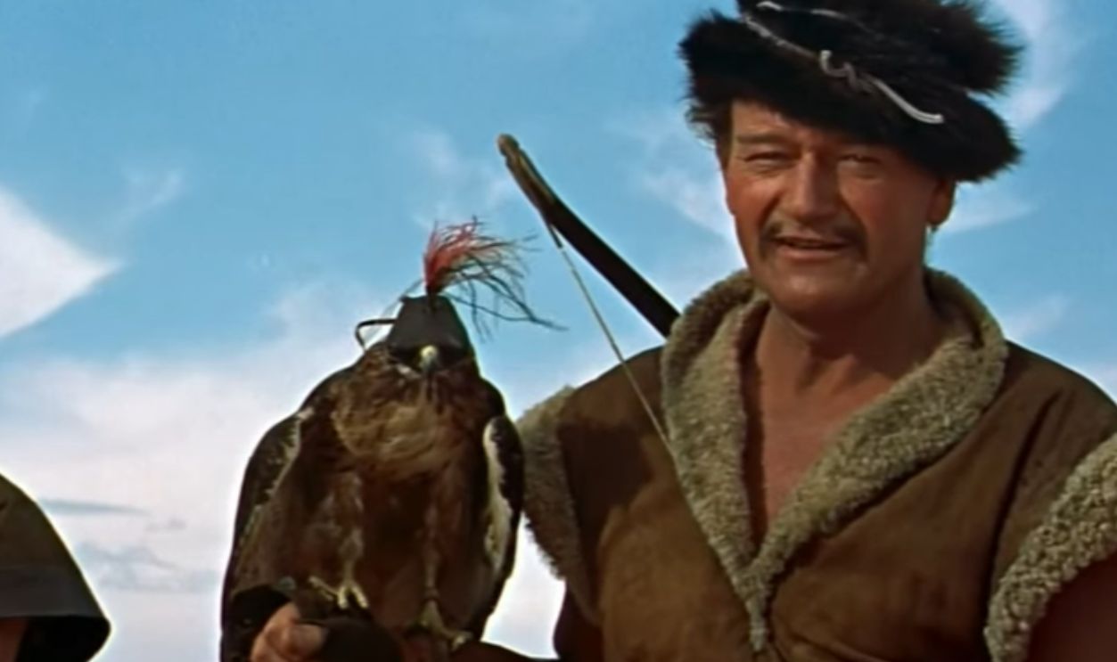 Screenshot from The Conqueror, RKO Radio Pictures