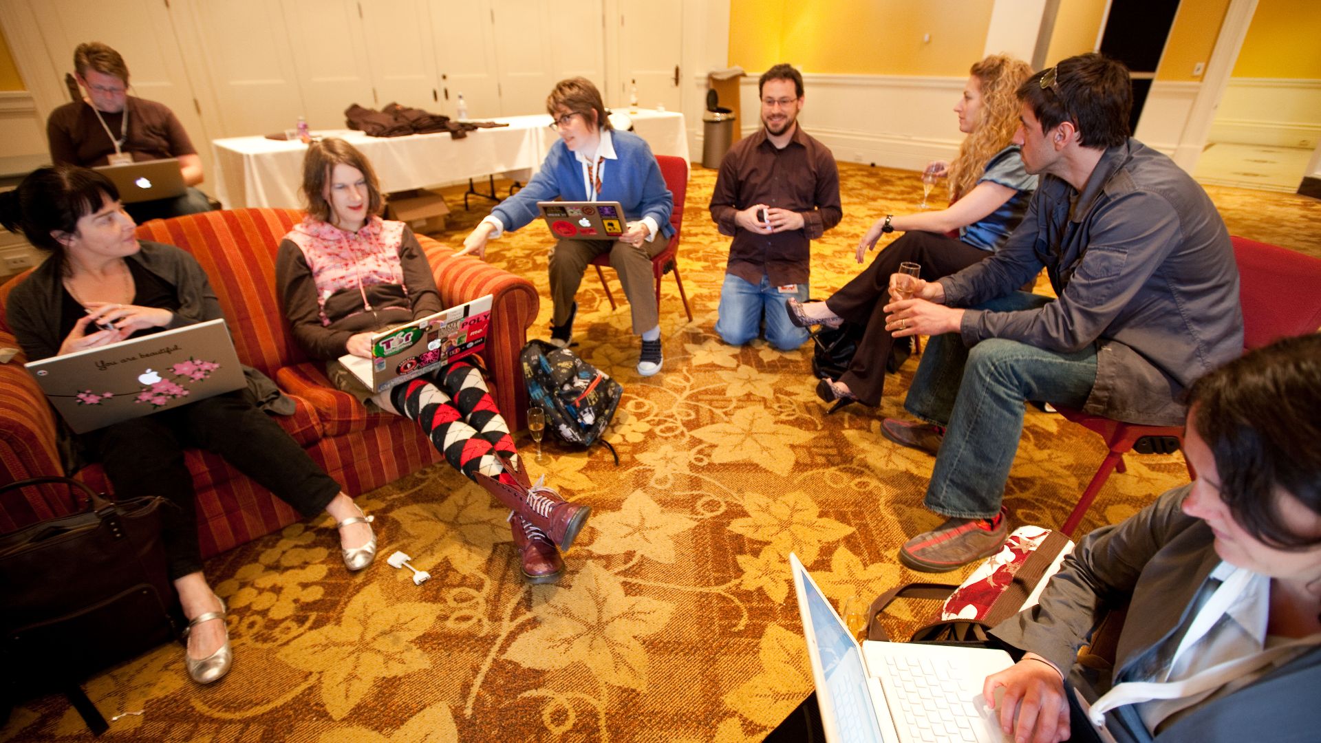 File:Speakers in the green room.jpg