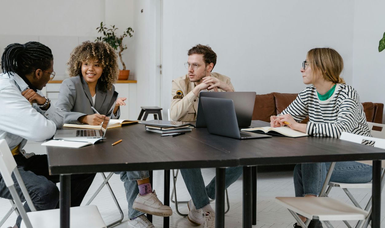 A People Having a Business Meeting