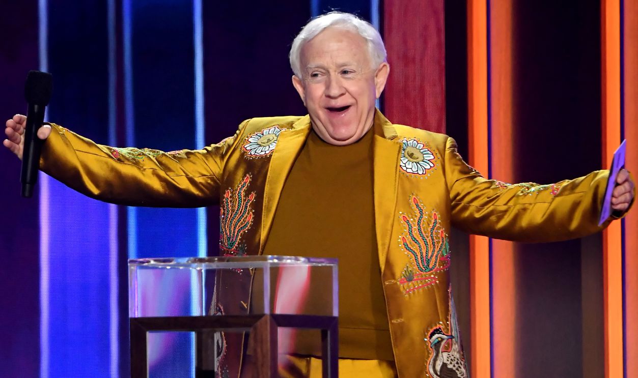 NASHVILLE, TENNESSEE - APRIL 18: In this image released on April 18, Leslie Jordan speaks onstage at the 56th Academy of Country Music Awards at the Grand Ole Opry on April 18, 2021 in Nashville, Tennessee. 