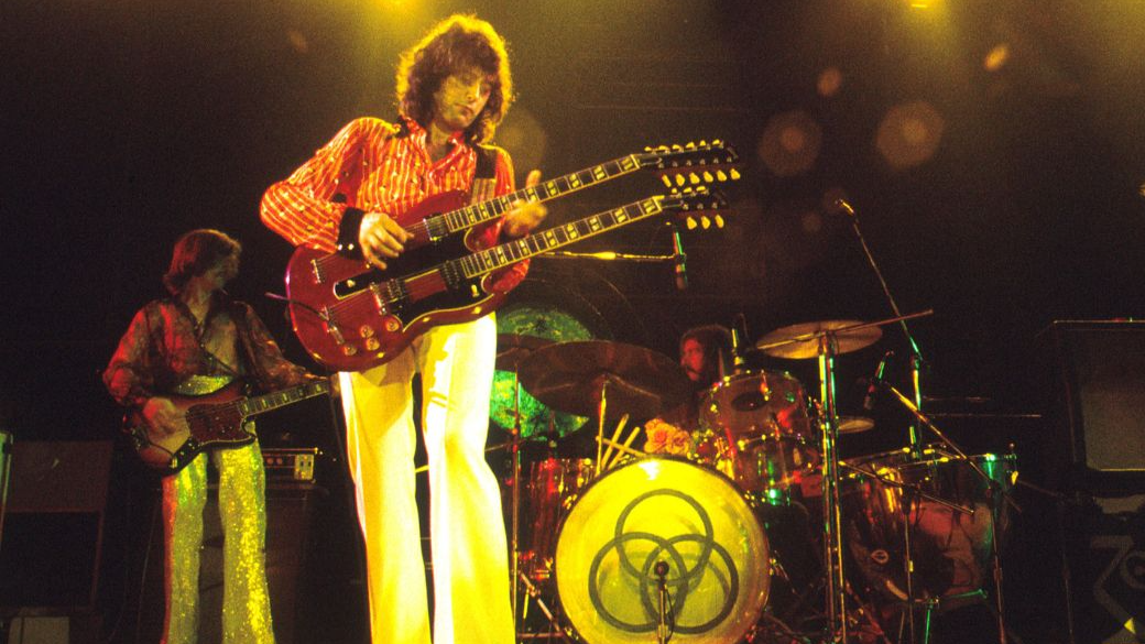 John Paul Jones, Jimmy Page, John Bonham and Robert Plant of Led Zeppelin