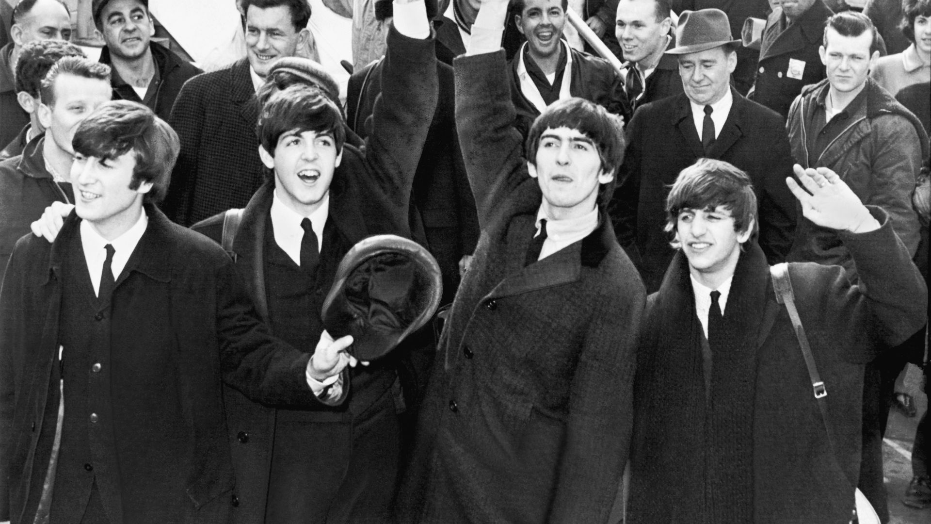 File:The Beatles arrive at JFK Airport.jpg