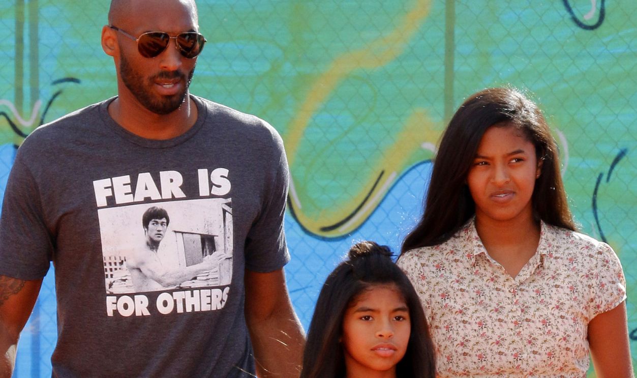 Kobe Bryant, Vanessa Bryant, Gianna Maria Onore Bryant and Natalia Diamante Bryant at the Nickelodeon Kids' Choice Sports Awards 2016 held at the Pauley Pavilion in Westwood, USA on July 14, 2016.