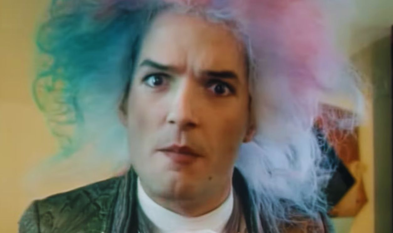 Screenshot from Rock Me Amadeus (1985)