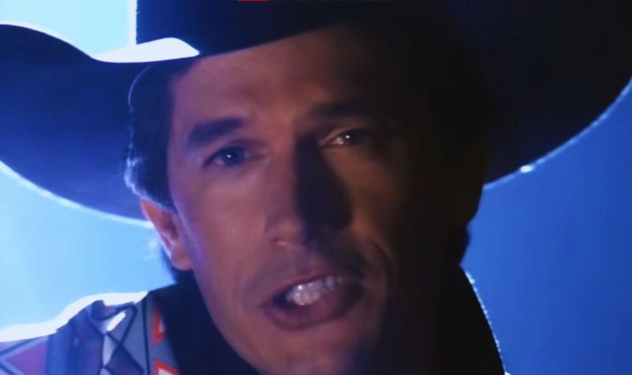 Screenshot from George Strait – I Cross My Heart (1992)