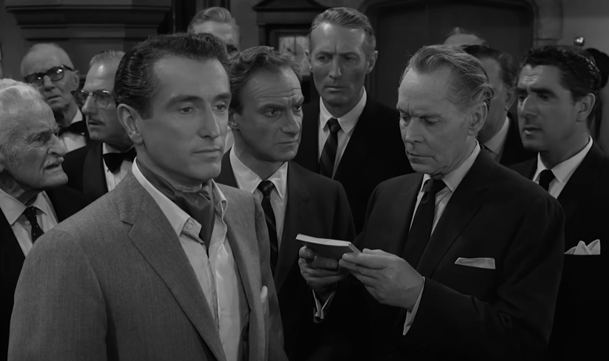 Screenshot from The Twilight Zone: The Jeopardy Room (1964)